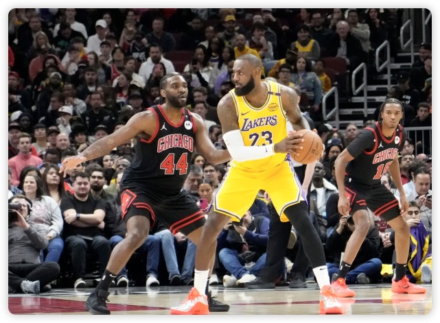 吉迪超神绝杀老詹低级失误 湖人黑色13秒不敌公牛